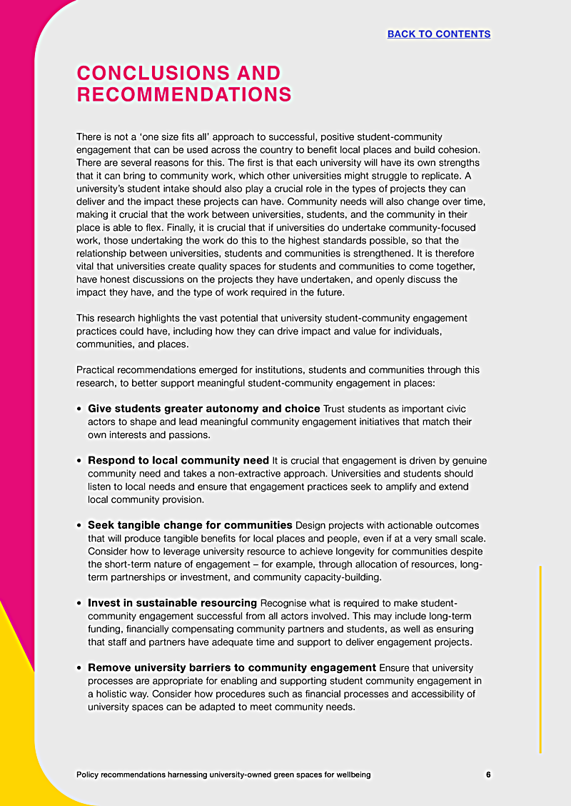 CONCLUSIONS AND RECOMMENDATIONS